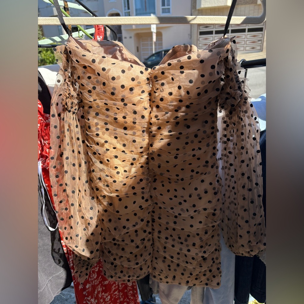 MAJORELLE off the shoulder dress